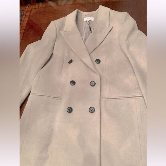 Reiss maddie line wool longline coat size 10 - Picture 8 of 16